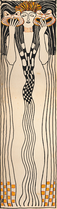 ART DECO VERTICAL COULEUR